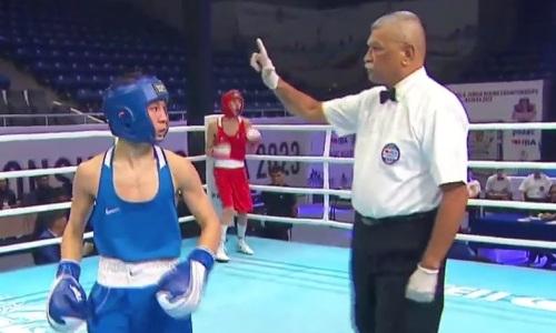 Боксер из Казахстана уничтожил соперника после нокдауна. Видео