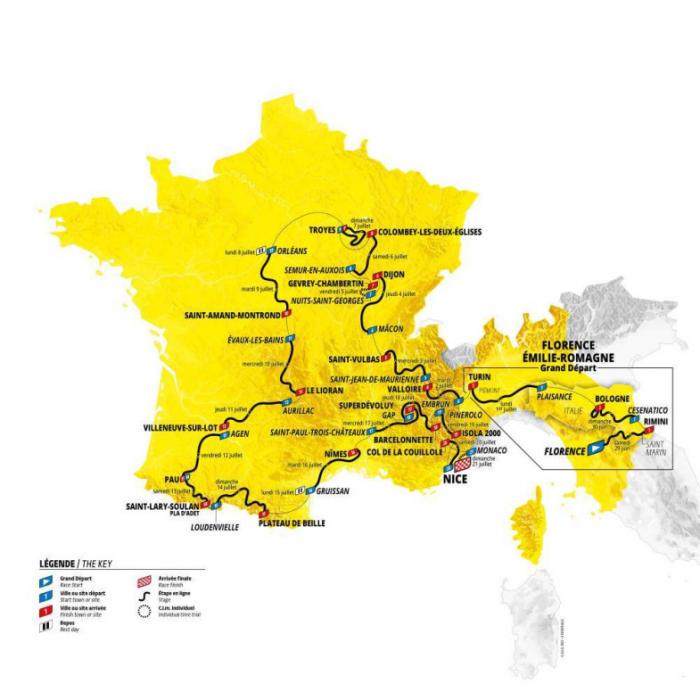 «Впервые без Парижа». Представлен маршрут «Тур де Франс-2024»