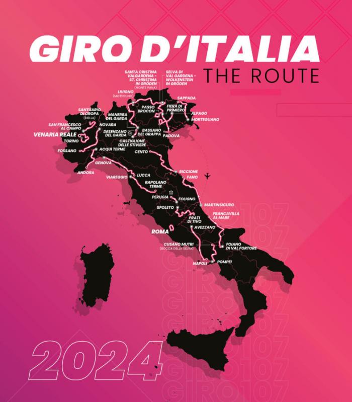 «Все дороги ведут в Рим». Представлен маршрут «Джиро д’Италия-2024»