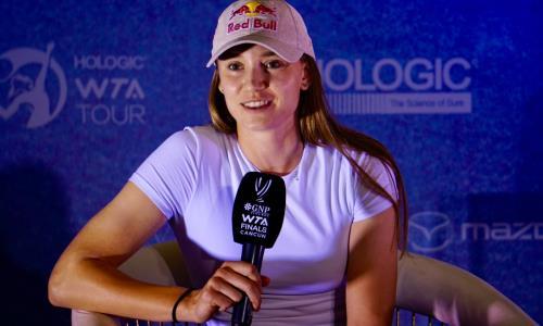 Елена Рыбакина выразила удивление перед стартом Итогового турнира WTA