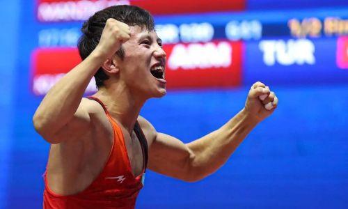 Чемпион мира из Казахстана по борьбе завоевал медаль ЧМ в Тиране