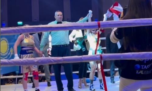 Судьи забрали титульную победу у самой сексуальной боксерши Казахстана. Видео