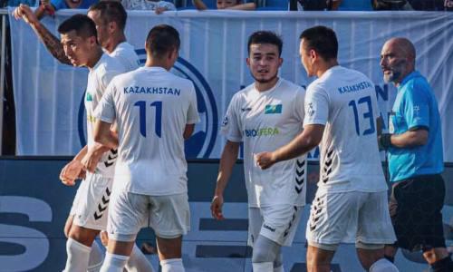Красавец-гол вратаря вывел Казахстан в четвертьфинал ЧМ-2023 по мини-футболу. Видео