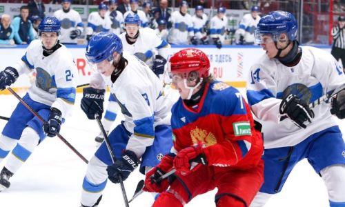 Страшным разгромом закончился хоккейный матч Казахстан — Россия