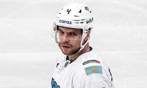 Хоккеист «Барыса» сыграл 300-й матч в КХЛ