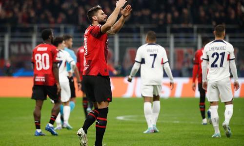 Волевой победой обернулся матч «Милан» — ПСЖ в Лиге Чемпионов