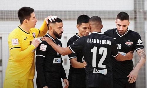 Семь голов забито в матче чемпионата Казахстана по футзалу