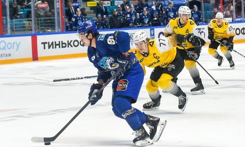 Казахстанский хоккеист «Барыса» признан лучшим игроком дня в КХЛ
