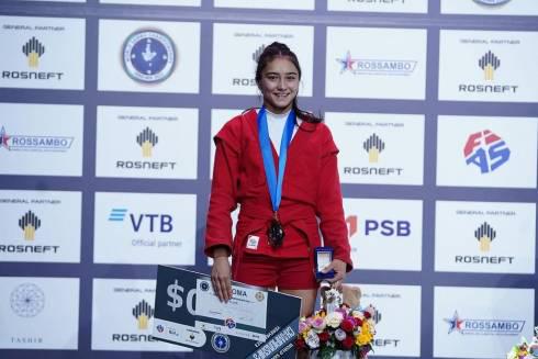 Карагандинка Маргарита Бажаева завоевала серебряную медаль на Чемпионате мира по самбо