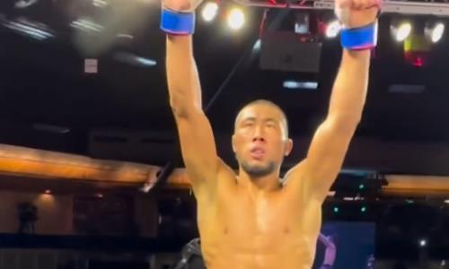 Автор вирусного нокаута стал первым бойцом из Кыргызстана в UFC. Видео