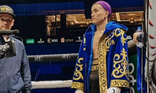 Нокаутом закончился бой непобежденного казахстанского боксера в Узбекистане