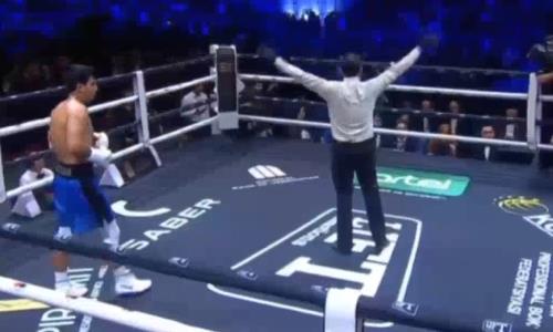 Неожиданным исходом закончился бой узбекистанских боксеров в весе Головкина и Алимханулы