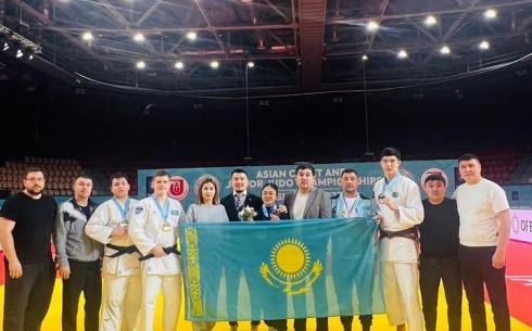 Карагандинские дзюдоисты завоевали пять медалей на чемпионате Азии
