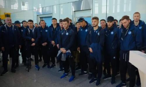 Сборную Казахстана встретили в Астане после матча со Словенией