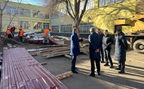 Пострадавшие от шторма жилые дома восстановят до конца года в Карагандинской области