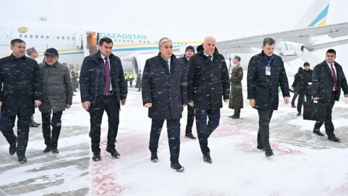 Токаев прибыл в Минск на сессию Совета коллективной безопасности ОДКБ