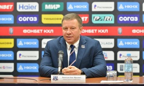 Главный тренер «Нефтехимика» назвал ключевой момент матча с «Барысом»