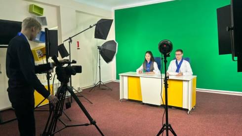 Школьное телевидение в Абайском районе помогает детям с выбором профессии