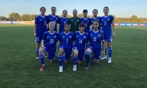 Футболистки юношеской сборной Казахстана проиграли Уэльсу в отборе на Евро-2024