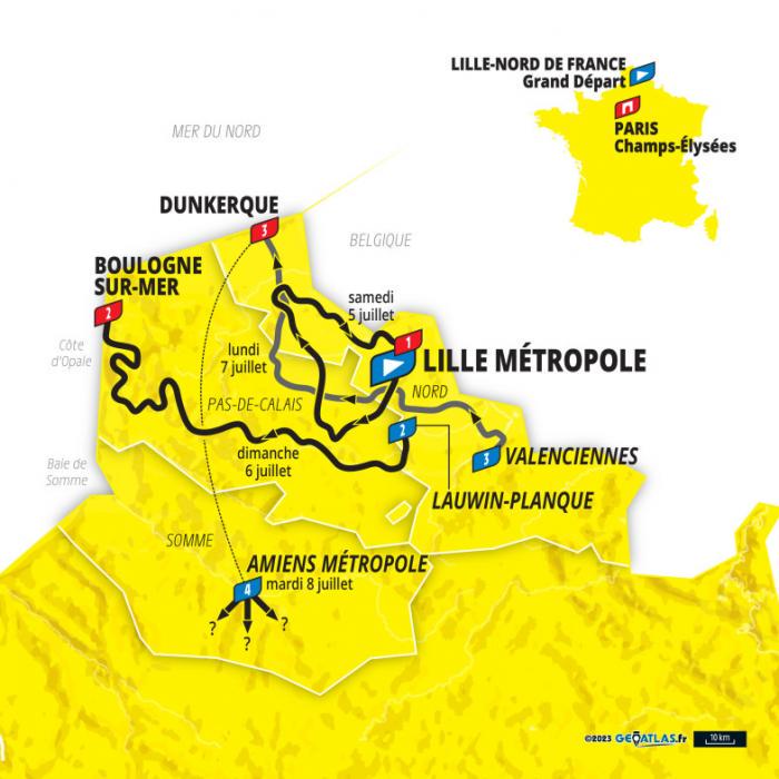 Стало известно, где стартует «Тур де Франс-2025»