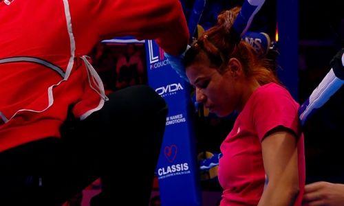 Красавица-боксерша из Казахстана наказала соперницу за танцы. Видео