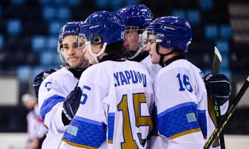 Казахстан успешно стартовал на молодежном чемпионате мира по хоккею