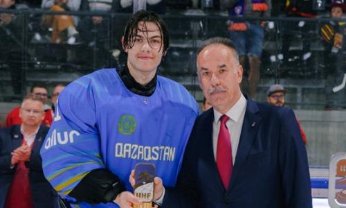 НХЛ сделала казахстанского хоккеиста уникальным на молодежном ЧМ-2024