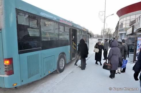 Несмотря на сильные морозы, общественный транспорт Караганды работает в штатном режиме