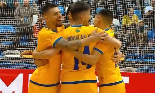 Казахстан первым ударом забил гол в ворота Нидерландов. Видео