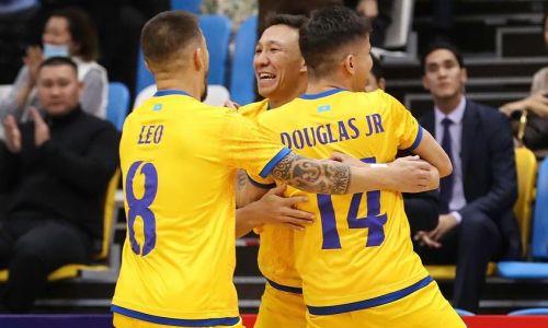 Казахстан в ярком стиле вышел на чемпионат мира по футзалу