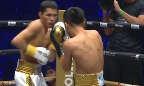 Чемпион мира из Казахстана победил титулованного узбекистанского боксера