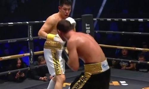 Видео победного боя с нокдауном чемпиона мира из Казахстана