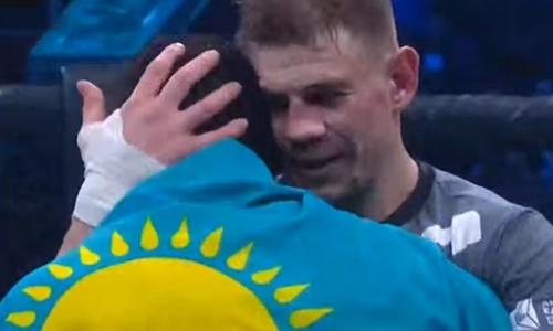 Видео полного боя «Казахского гиганта» против экс-бойца UFC со скандальным исходом