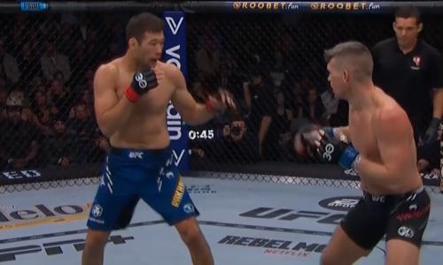 Видео полного боя Шавкат Рахмонов — Стивен Томпсон с ярким финишем на UFC 296