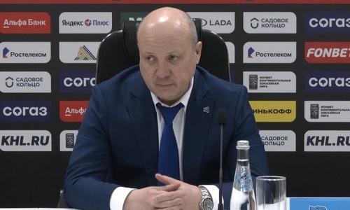 Олег Болякин рассказал об усилении состава, цели на плей-офф и будущем «Барыса»