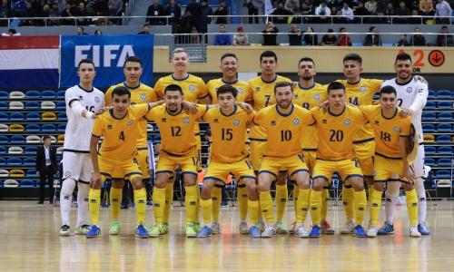 Казахстан назвал состав на заключительный матч отбора ЧМ-2024 по футзалу