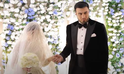 Баходир Джалолов показал свою невесту на свадьбе. Видео