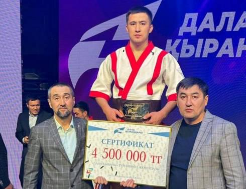 Титул «Дала қыраны» на республиканском турнире завоевал борец из Карагандинской области