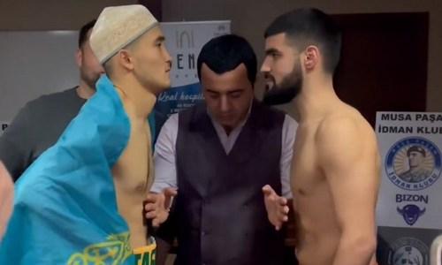Казахстанский боксер сделал вес перед боем в Азербайджане