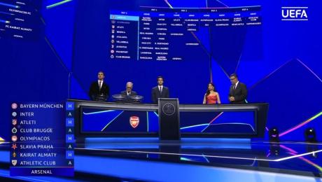 Арсенал и Брюгге стали следующими соперниками Кайрата в ЛЧ