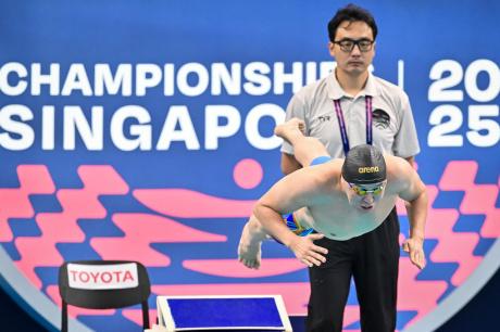 Нурдаулет Жумагали отвоевал серебро ЧМ по пара плаванию