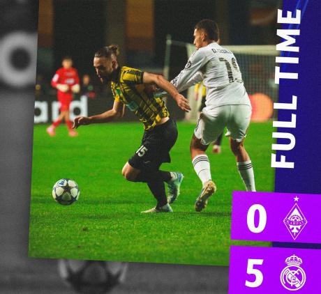 Кайрат с разгромным счётом проиграл Реалу