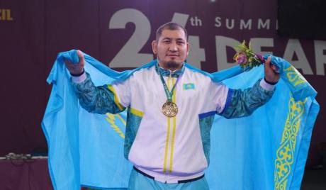Двукратный чемпион Сурдлимпийских игр Хайратхаан Шонку вновь представит Казахстан в Токио