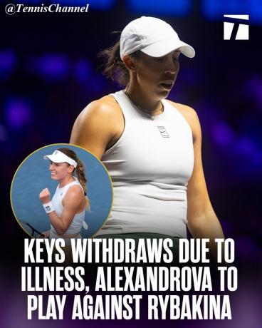 Соперница Рыбакиной заболела