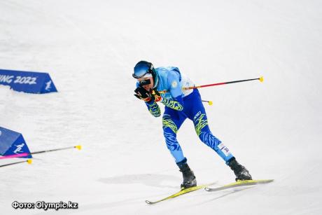 Как Чингиз Ракпаров выступил в лыжном двоеборье