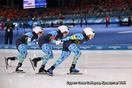Қазақстандық конькимен жүгіруші қыздар 2026 жылғы Олимпиада ойындарының жартылай финалына өте алмады