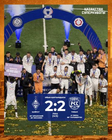 «Тобыл» ФК 2026 жылғы Суперкубок чемпионы