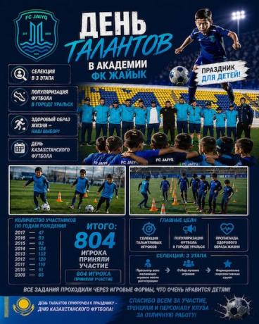 День талантов в Уральске - еще один праздник и пример для футбола Казахстана