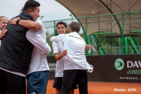 Қазақстанның жасөспірімдер құрамасы Junior Davis Cup турнирінің финалдық кезеңіне шықты