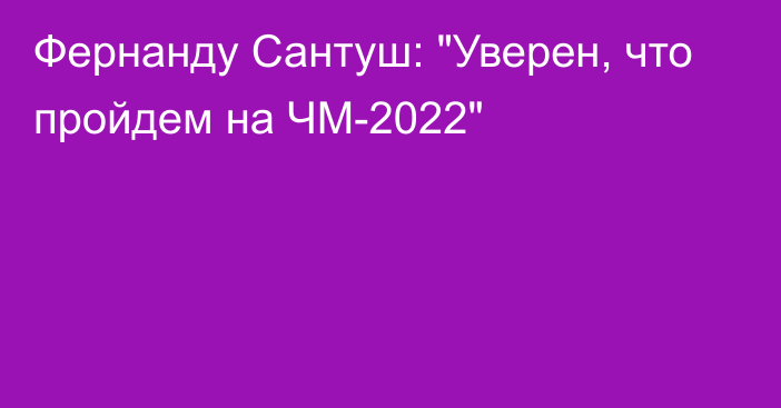 Фернанду Сантуш: 